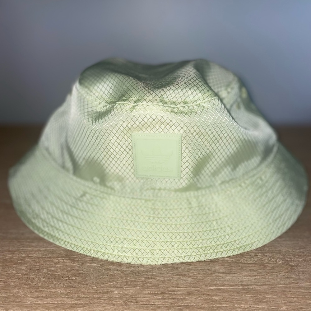 Adidas Neon yellow bucket hat